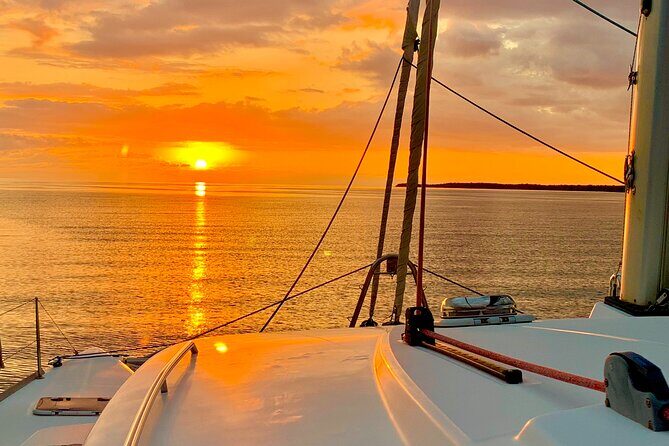 Bimini Charters - Private Luxury Catamaran 3-hr Sunset Sails - A Private 44-ft Catamaran Sunset in Key West