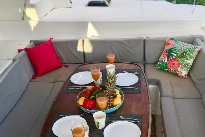 Bimini Charters - Private Luxury Catamaran 3-hr Sunset Sails - Sailing past Mallory Square and Sunset Island without the crush