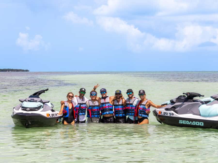 Key West 90-Minute Jet Ski Tour - Finding the Fury Water Adventures booth on Duval Street