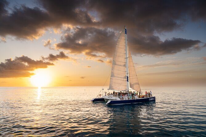 Key West Champagne Sunset Catamaran Cruise - Front Row Key West Sunsets From a 69-Foot Catamaran