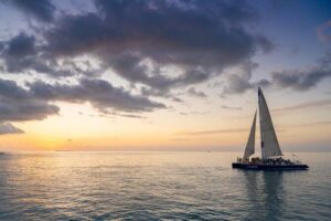 Key West Champagne Sunset Catamaran Cruise - Where You Sail: Sebago to Mallory Square to Fort Zachary Taylor
