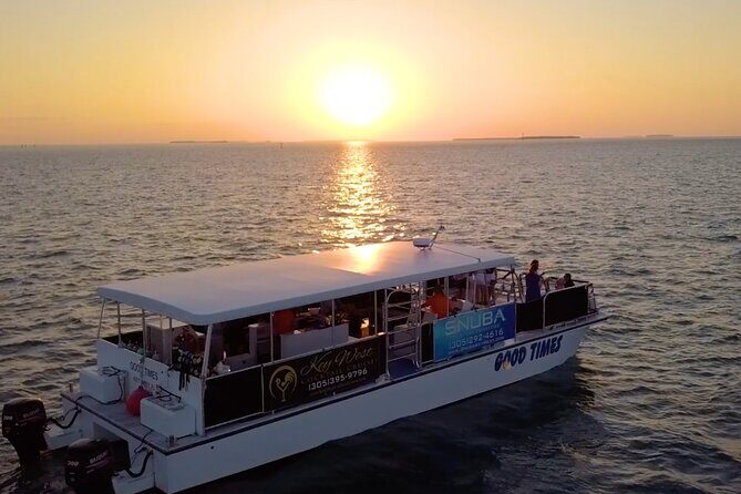 Key West Cocktail Cruise Adults Only Sunset Cruise with Open Bar - The sunset vantage point: how the captain finds the best angle