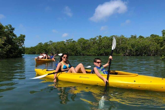 Key West Mangrove Kayak Eco Tour - Entering the mangroves from Hurricane Hole Marina