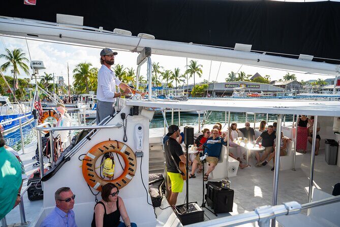Key West Sunset Sail with Open Bar, Live Music and Hors D'oeuvres - Stop 1: Sebago Watersports and the Easy Boarding Flow