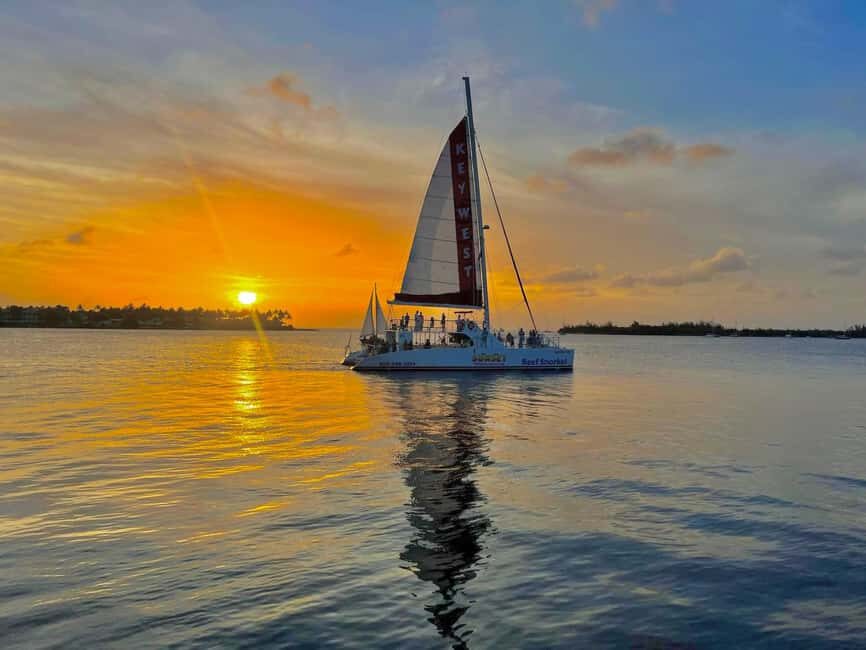 Key West: Sunset Sailing Trip with Open Bar, Food and Music - A 2-hour sunset sail on the Sandie Cat