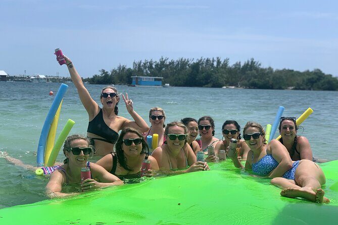 Key West Tiki Bar Boat to Popular Sand Bar with Turquoise Waters - Historic Charter Boat Row to the US Navy Keys: Wildlife and Landmarks Along the Way