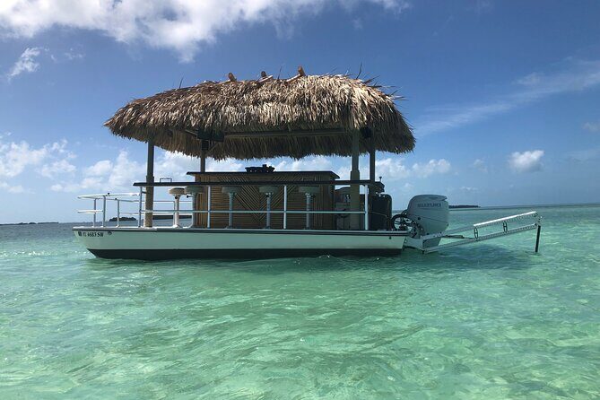 Key West Tiki Bar Boat to Popular Sand Bar with Turquoise Waters - Starting Out at Tiki Boat Adventures: Comfort From Minute One