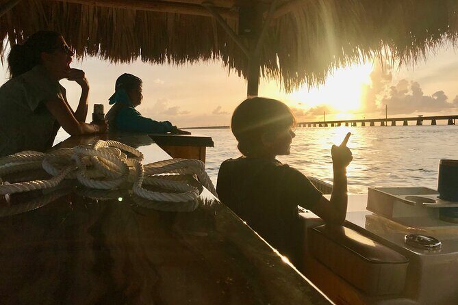 Key West Tiki Bar Sunset Cruise (by the seat) BYOB Adventure - Meeting at 711 Eisenhower Dr and Getting on the Water