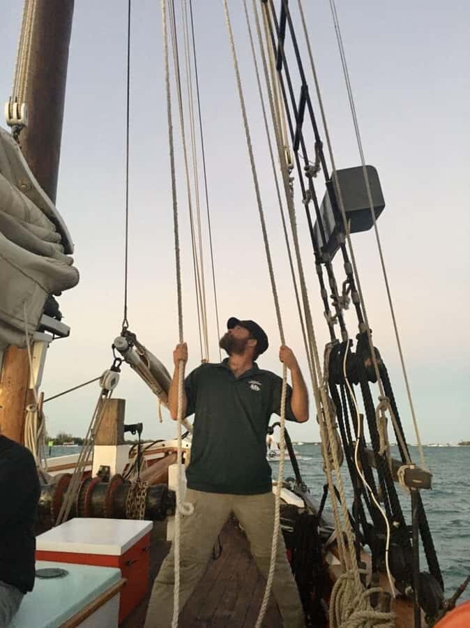 Key West's Schooner Appledore Star Champagne Sunset Sail - Hoist the sails and take a turn at the wheel