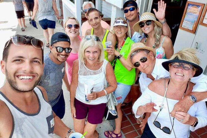 Original Key West Pub Crawl: The Best Bars with Free T-Shirt - Flying Monkeys: patio energy on the famous street
