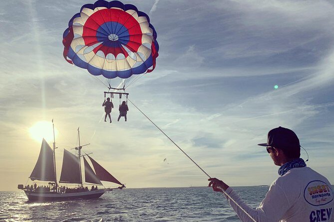 Parasailing in Key West at Smathers Beach - Stop 2: Smathers Beach Takeoff (The Key West Moment)